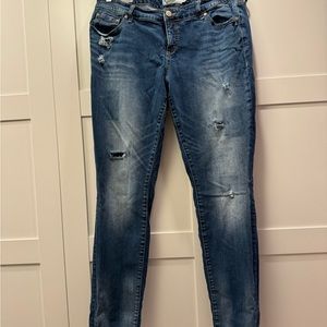 Distressed Torrid Slim Fit jeans